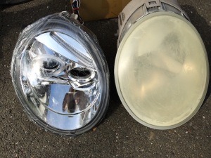 VW Beetle Headlight Replacement - LED Halo Projector